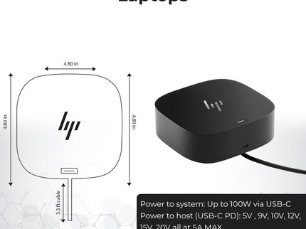 HP Docking Station for Laptop Dual Monitor
