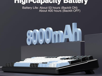 AULA F99 Wireless Mechanical Keyboard – Tri-Mode BT5.0/2.4GHz/USB-C