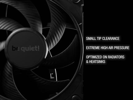 be quiet! Silent Wings Pro 4 120mm PWM 3000 RPM Low Noise Cooling Fan – 4-Pin (BL098)