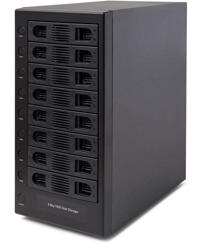 Syba 8 Bay Tool Less Tray Hot Swappabe 2.5" 3.5" SATA Non Raid External USB 3.0 Enclosure SY-ENC50119