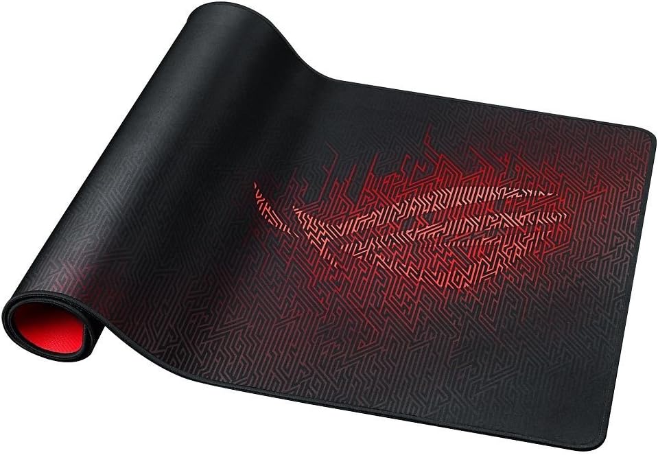 ASUS ROG Sheath BLK LTD – Extra-Large Gaming Mouse Pad, 35.4" × 17.3", Black, Ultra-Smooth for Precise Control, Anti-Fray Edges, Non-Slip Base.