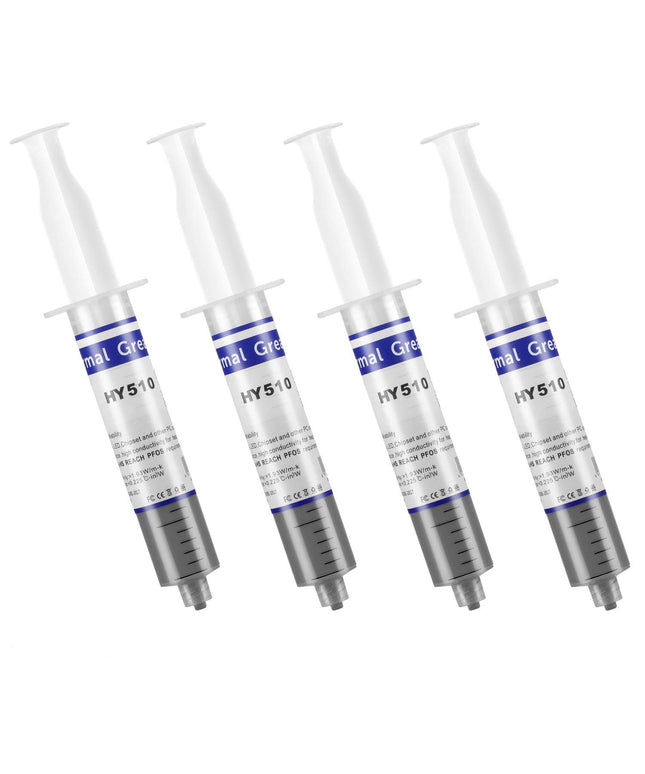 HY-510-100 g (25 g × 4) – Non-Conductive Silicone Thermal Paste for CPU