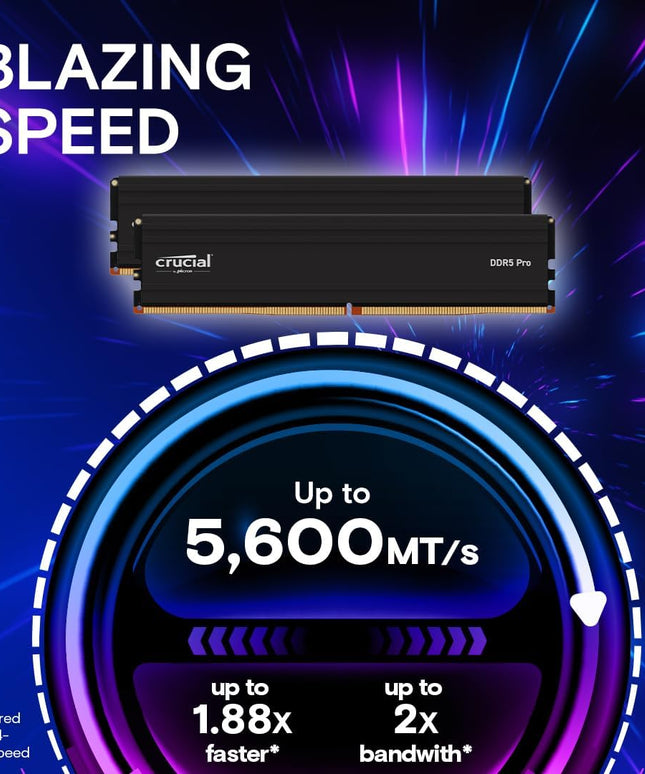 Crucial Pro 32GB DDR5 RAM Kit