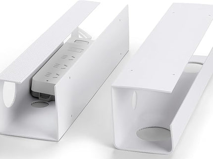 ZhiYo 2-Pack Large Cable Management Tray