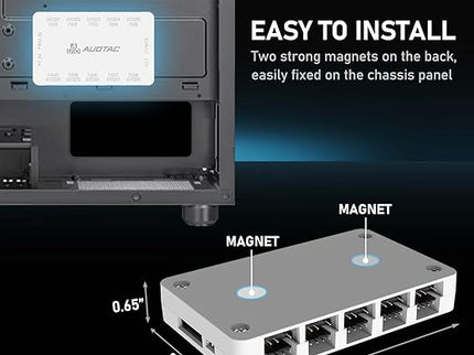ARGB Controller & PWM Fan Hub with RF Remote