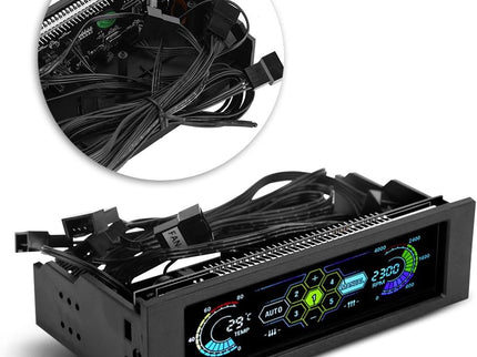 5-Channel PC Fan Controller – Front Panel LCD