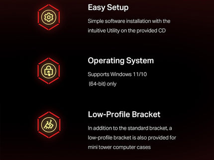 TP-Link WiFi 6 AX3000 PCIe WiFi Card (Archer TX3000E)