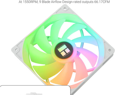 Thermalright TL-C12CW-S X3 120mm ARGB PWM Case Fans