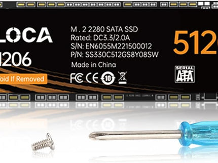 EN206 512GB 3D NAND TLC M.2 SSD