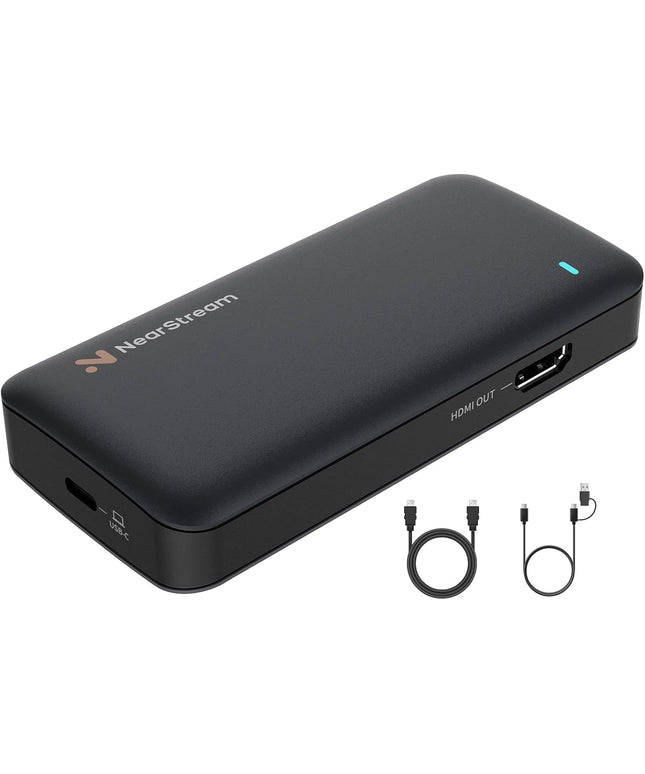 4K HDMI Capture Card, USB 3.0 Video Capture Card for Streaming, Recording in 1080P 60FPS with Ultra-Low Latency, Compatible with PS4/PS5/Switch in OBS, YouTube, Works with PC/Mac (CCD10)