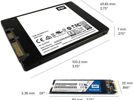 Western Digital 500GB WD Blue 3D NAND Internal PC SSD