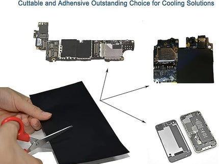 Adhensive Graphite Thermal Pad 700W/m⋅K Horizontal Conductivity
