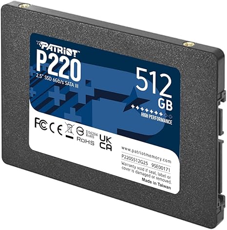 Patriot Memory P220 512GB Internal SSD