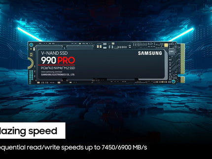SAMSUNG 990 PRO SSD 4TB PCIe 4.0 M.2 2280 Internal Solid State Hard Drive