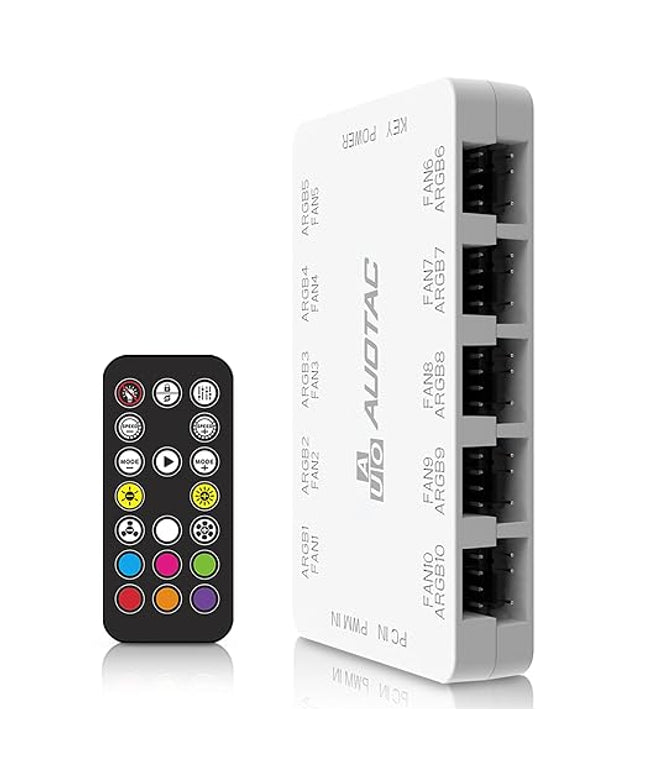 ARGB Controller & PWM Fan Hub with RF Remote