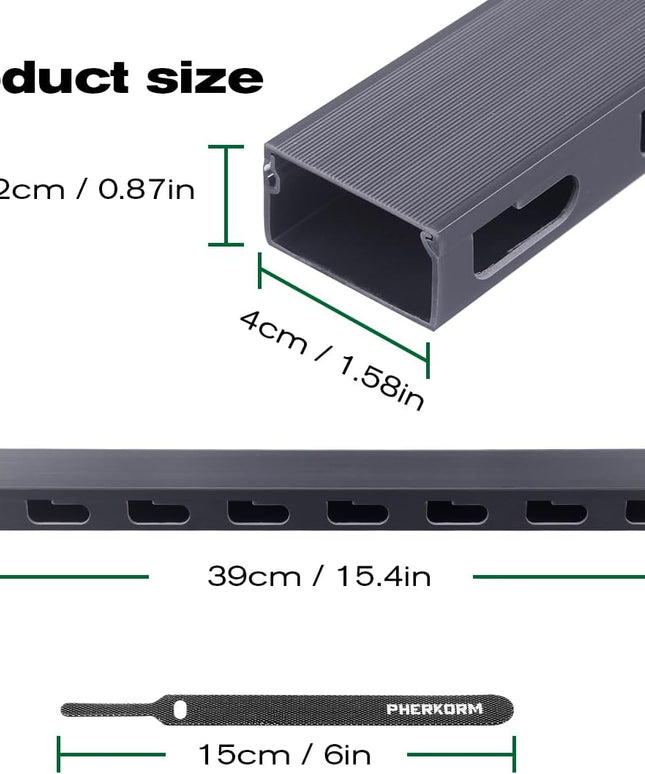 PHERKORM Cable Raceway Kit