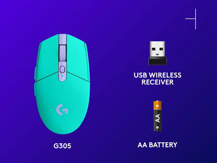 Logitech G305 LIGHTSPEED Wireless Gaming Mouse – 12K DPI HERO Sensor
