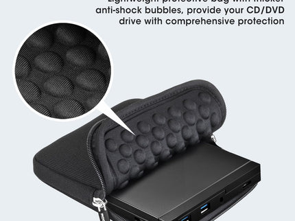 ROOFULL External CD DVD Drive