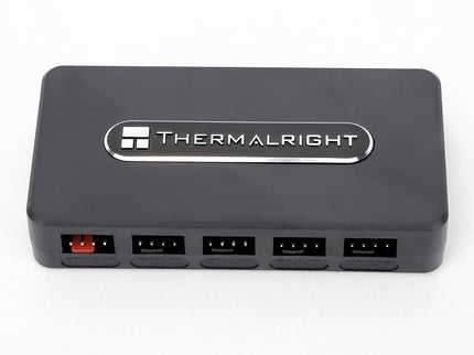 Thermalright Fan Hub Controller Rev.A – 10-Port 4-Pin 12V, SATA Powered, Magnetic + Paste, Supports 10 Fan Groups