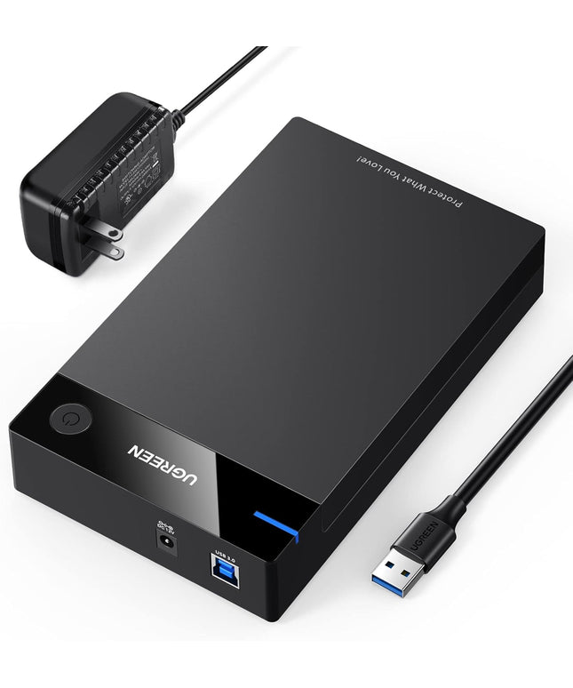 UGREEN External Hard Drive Enclosure for 3.5 2.5 Inch SATA SSD