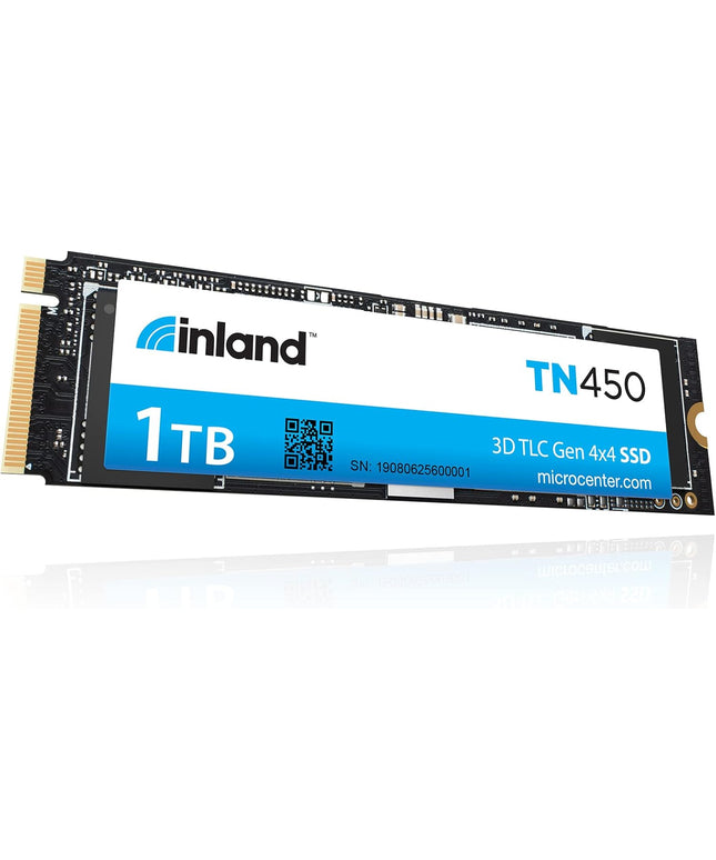 INLAND TN450 1TB NVMe M.2 PCIe Gen4x4 2280 Internal Solid State Drive SSD - Up to 5,000 MB/s, 3D NAND, Storage and Memory for Laptop & PC Desktop