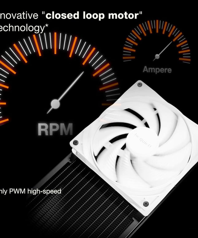 be quiet! Pure Wings 3 120mm PWM High-Speed Case Fan – Closed Loop Motor