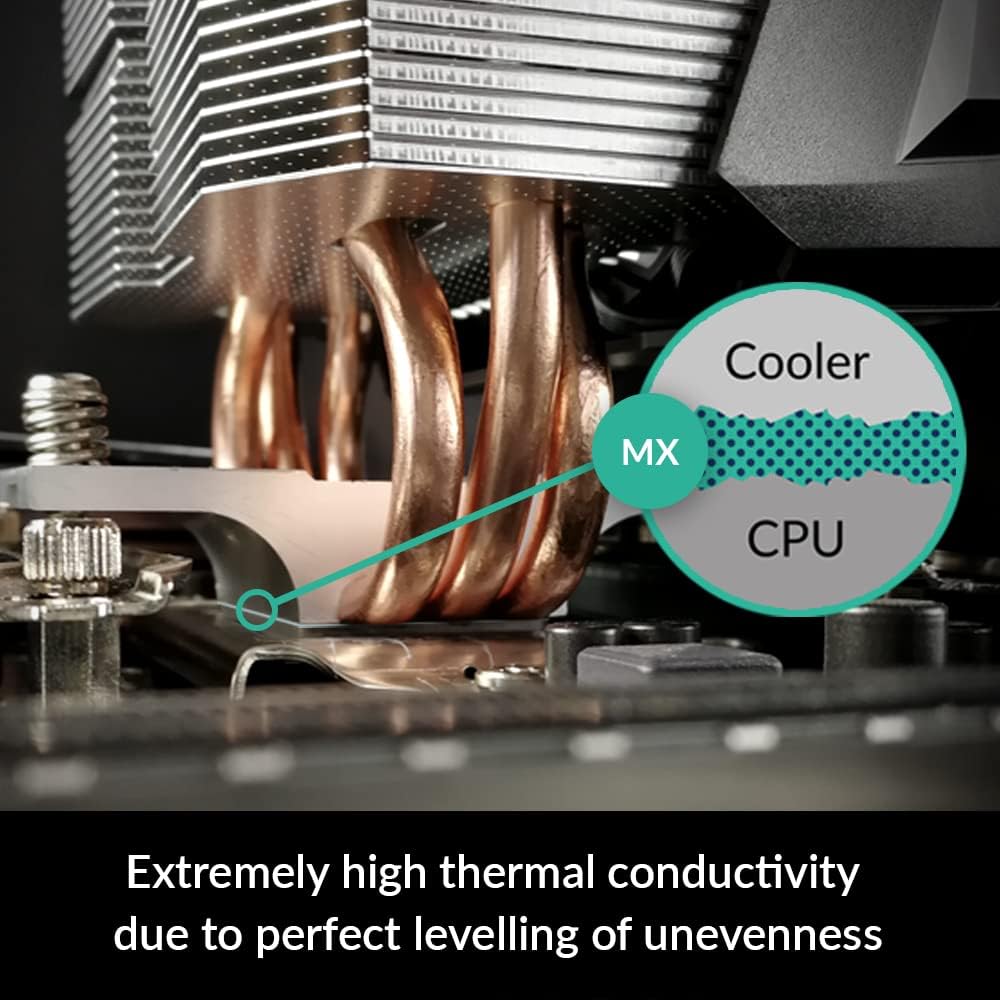 ARCTIC MX-4 (4 g) – High-Performance, Non-Conductive Thermal Paste for CPU & GPU, Long-Lasting with Excellent Thermal Conductivity.