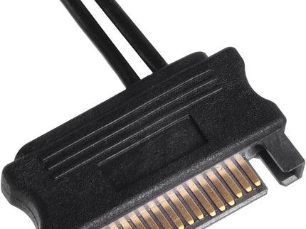 SilverStone 8-Port PWM Fan Hub/Splitter – 4-Pin & 3-Pin, Black, SST-CPF04-USA