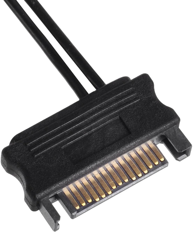 SilverStone 8-Port PWM Fan Hub/Splitter – 4-Pin & 3-Pin, Black, SST-CPF04-USA