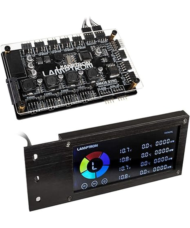 SM436 SYNC Edition PCI Fan Controller Hub, RGB Display