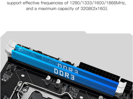 MACHINIST H61 LGA 1155 (Intel 2th/3th Gen) Gaming Motherboard