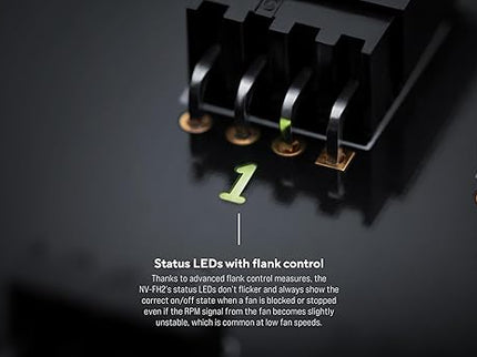 Noctua NV-FH2 8-Channel Fan Hub – 5V/12V/24V, up to 60W, optional 5.5mm barrel power (Black)