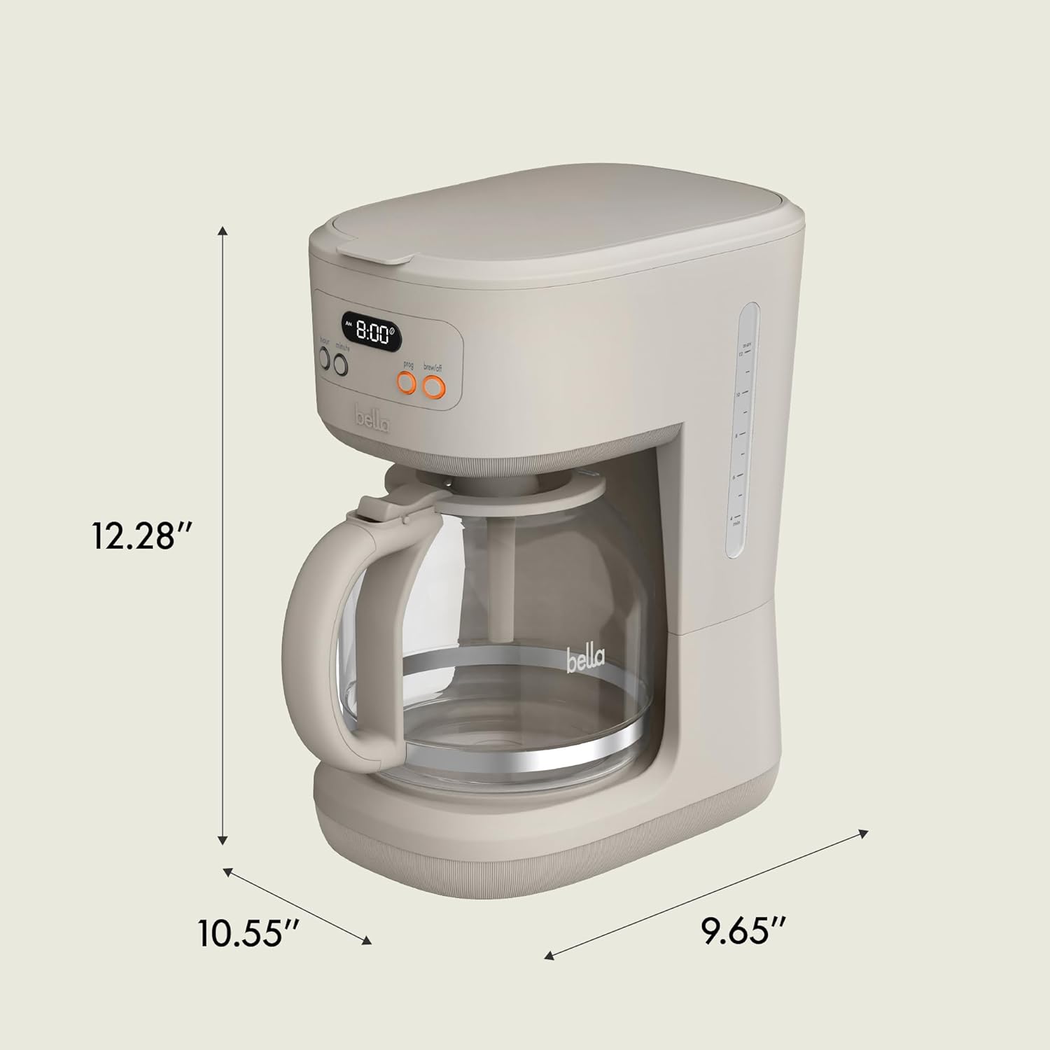 Bella 12 cup Programmable Coffee Maker