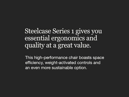 Steelcase Series 1 Office Chair with Ergonomic Design
