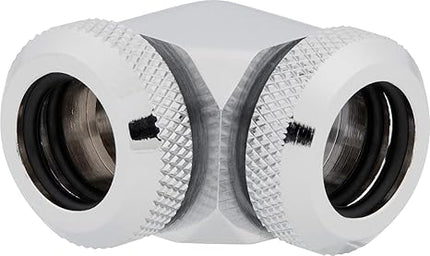 Corsair Hydro X XF 90° 12mm OD Fittings – 4 Pack, Chrome