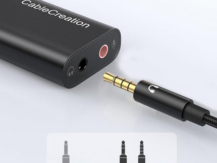 CableCreation USB Audio Adapter External Sound Card