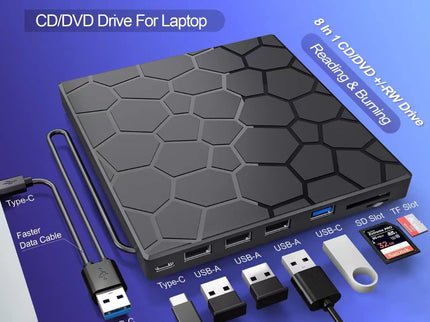 External CD/DVD Drive for Laptop