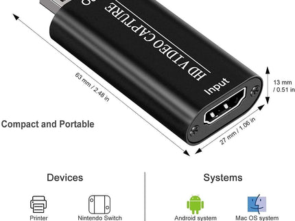 VIXLW 4K HDMI Video Capture Card