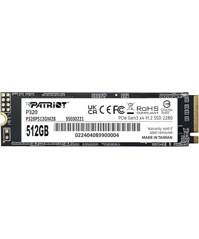 Patriot Memory P320 512GB Internal SSD
