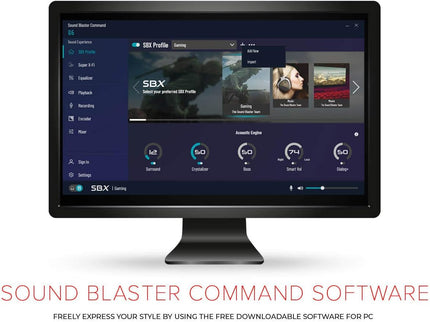 Sound BlasterX G6 Hi-Res 130dB 32bit/384kHz Gaming DAC