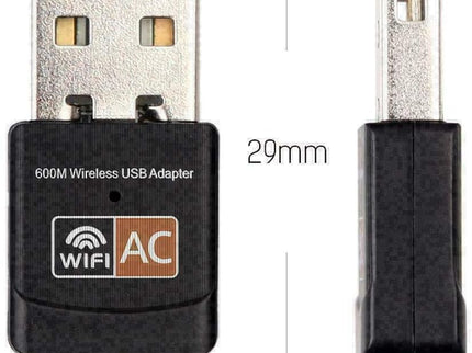 USB WiFi Adapter, AC600 Mbps Dual Band 2.4/5Ghz