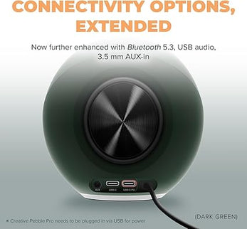 Creative Pebble Pro 2.0 USB-C Computer Speakers