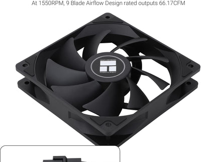 Thermalright TL-C12C X3 120mm PWM CPU Case Fans – 3-Pack