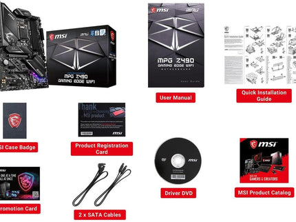 MSI MPG Z490 GAMING EDGE WIFI ATX Gaming Motherboard
