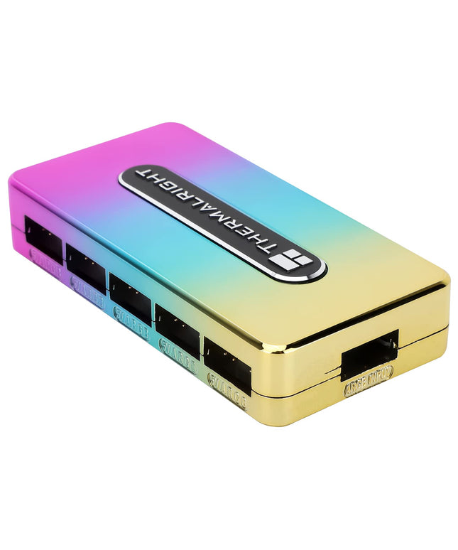 Thermalright ARGB Hub Controller Rev.A – 10-Port 5V 3-Pin, SATA Powered, 10 Groups Fans