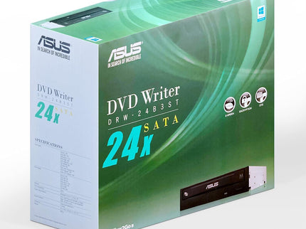 ASUS Internal 24X SATA Optical Drive DRW-24B3ST/BLK/G (Black)