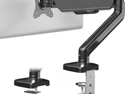 VIVO Single Monitor Desk Mount – Mechanical Arm, Fits 17–32" Screens, Height Adjustable, VESA Compatible – STAND-V001O