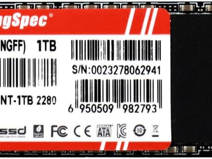 KingSpec NT Seriese 1TB M.2 2280 SATA SSD,Sata3 6Gb/s Internal Solid State Drive, for Ultrabook & Laptop & Desktop