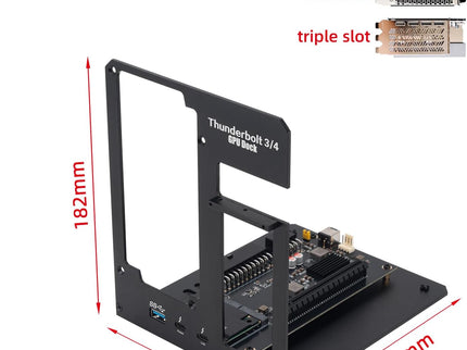Thunderbolt 3/4 eGPU Enclosure Compatible with USB4