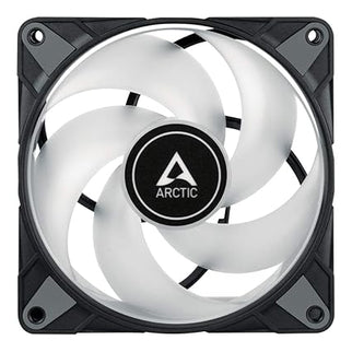 ARCTIC P12 PWM PST A-RGB 120mm Case Fan – 200–2000 RPM, 5V ARGB, Static Pressure Optimized – Black (Single Fan)
